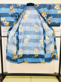 ♢KMJ003 襦袢 虎 歌舞伎 アンティーク 中古