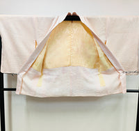 ◇KWH049 羽織 総絞り 袷羽織 Haori  桜 ピンク系 古着