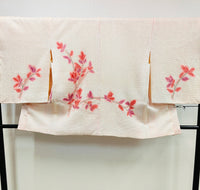 ◇KWH049 羽織 総絞り 袷羽織 Haori  桜 ピンク系 古着