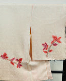 ◇KWH049 羽織 総絞り 袷羽織 Haori  桜 ピンク系 古着