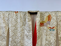 ♦KJ051 Women's Furisode used Japanese clothes