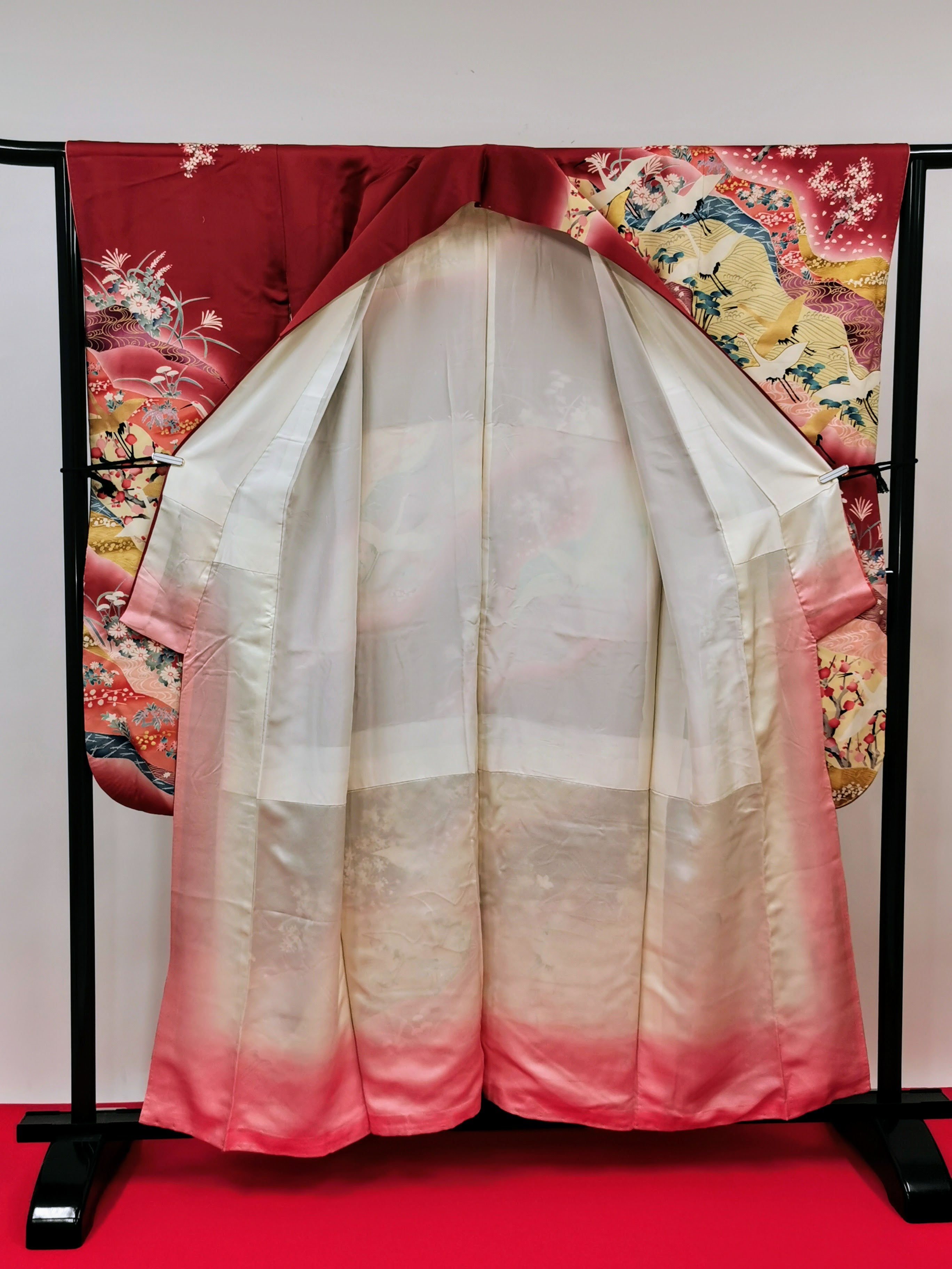 振袖 正絹 古着  結婚式 卒業式 成人式◆twf246
