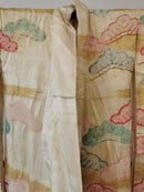 ♦KJ061 Kimono usato da donna, 5 pezzi, antico, formale, usato, abiti giapponesi