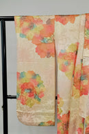 ♦KJ061 Kimono usato da donna, 5 pezzi, antico, formale, usato, abiti giapponesi