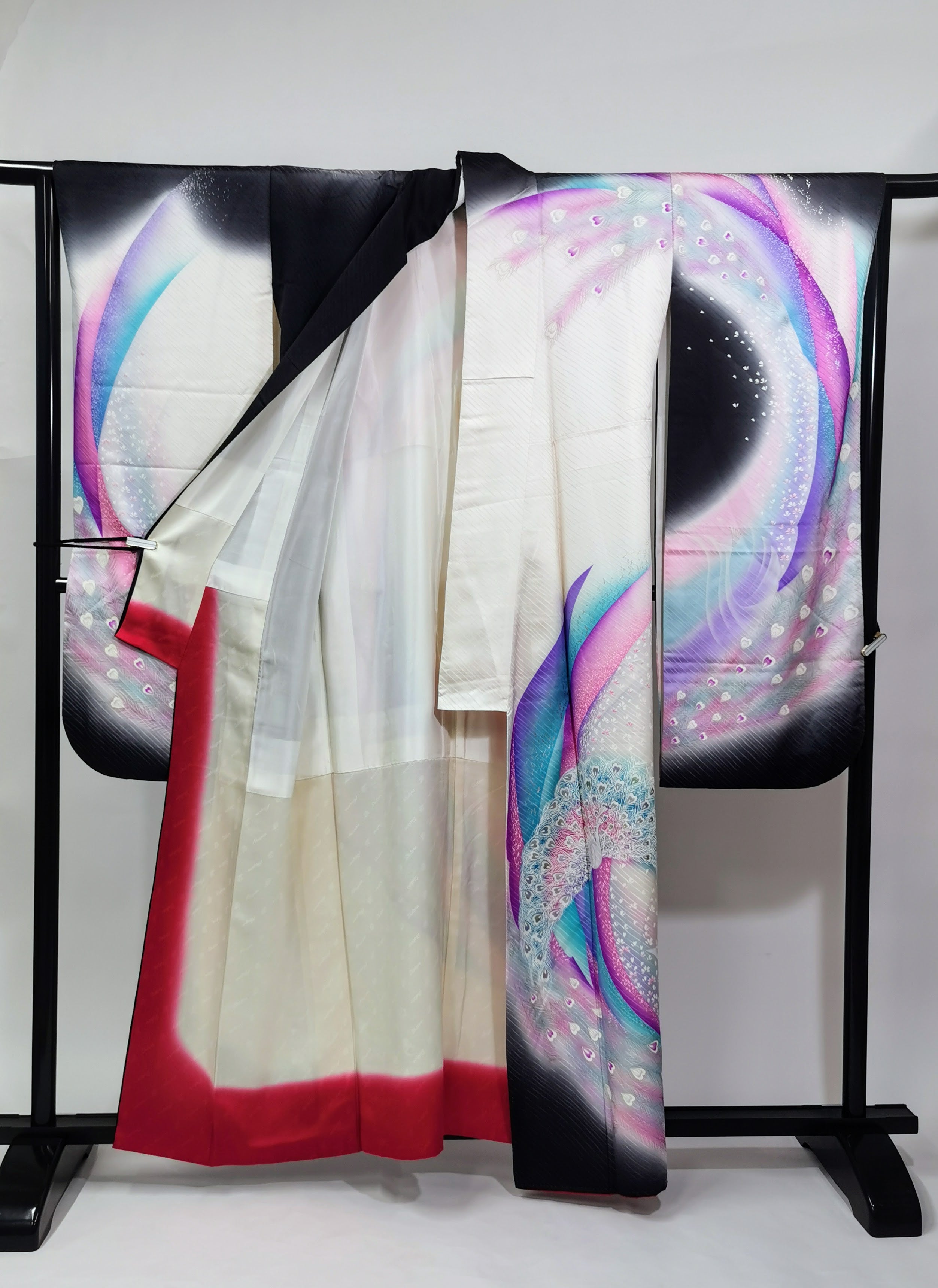 ♦KJ061 Kimono usato da donna, 5 pezzi, antico, formale, usato, abiti giapponesi