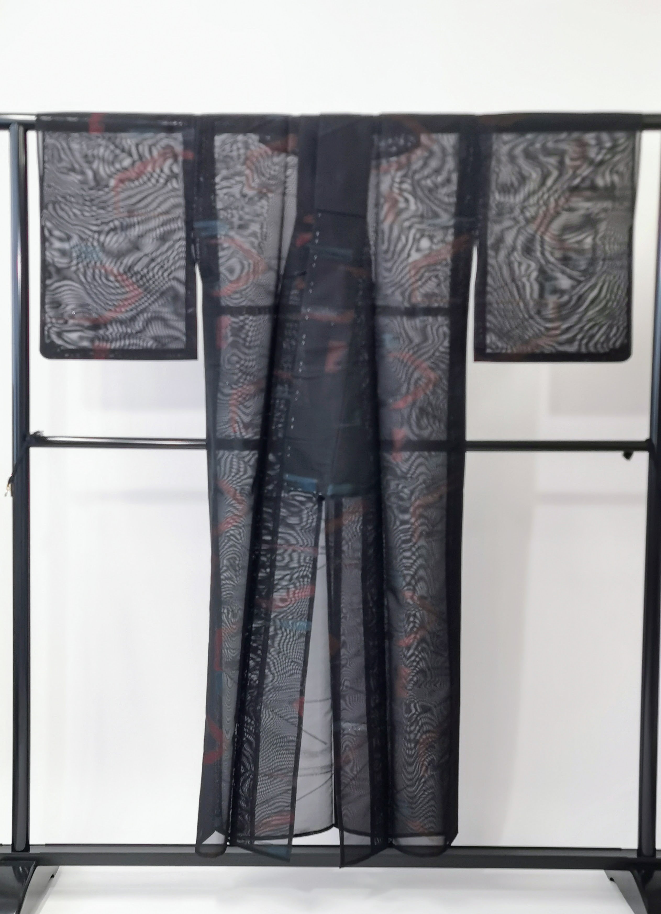 Summer kimono, komon, women's, cool Reuse ◆twkk642