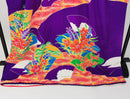 Dance Kimono Hem-dragging furisode Theater Stage Vintage clothing ◆twff651