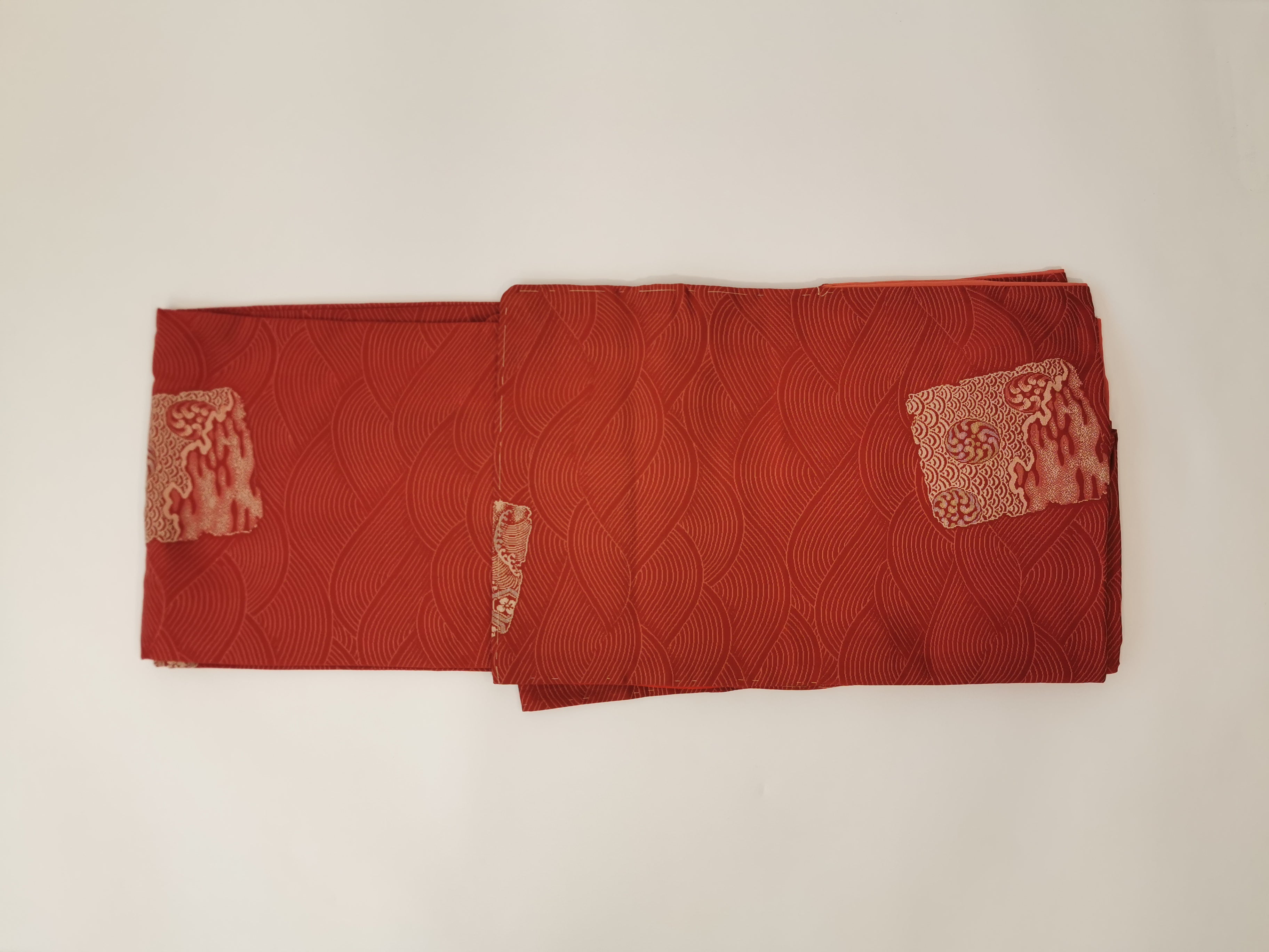5-piece set of women's used kimonos in warm colors♪◆twk652