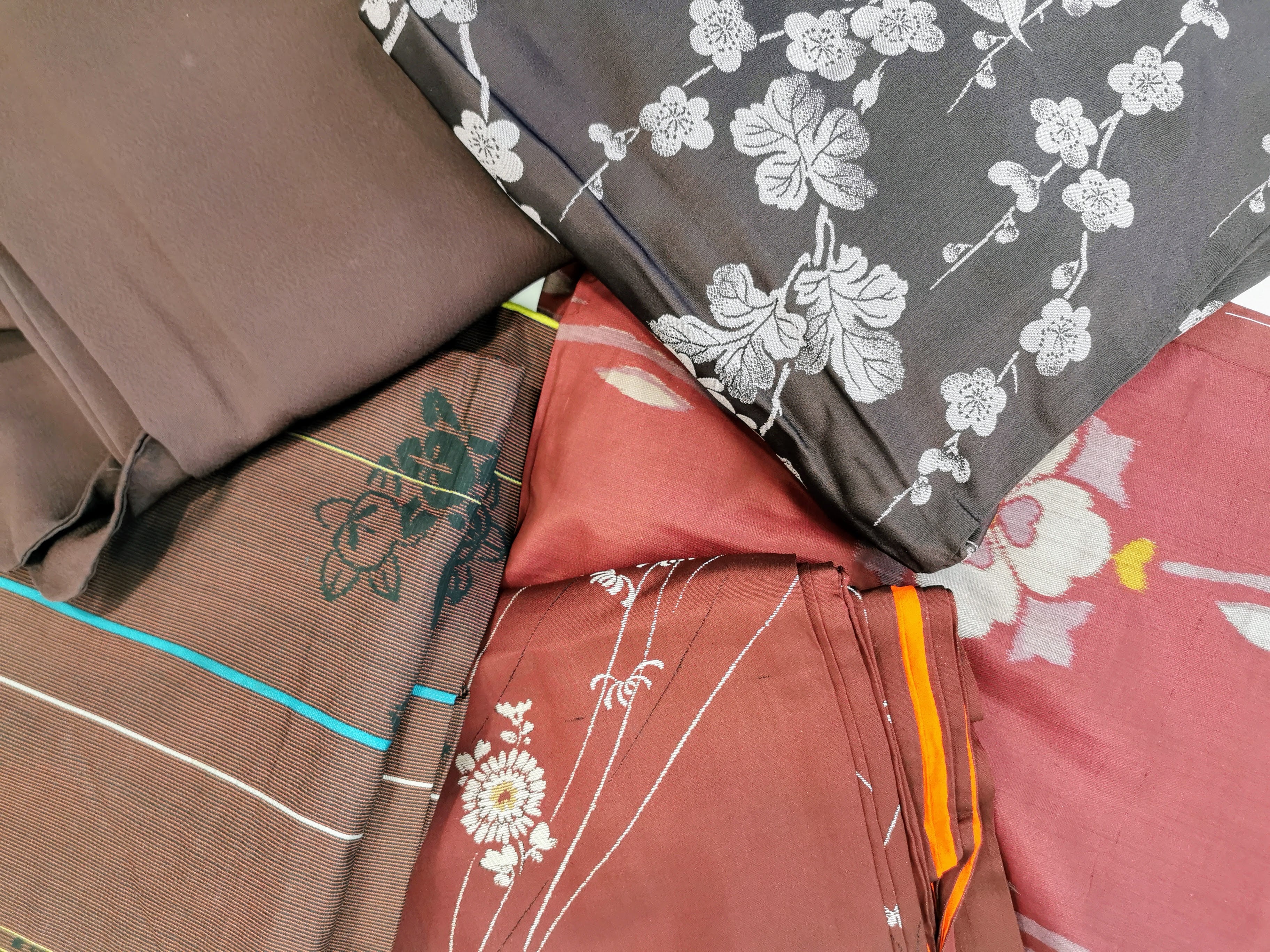 5-piece set of used women's kimonos ♪◆twk653