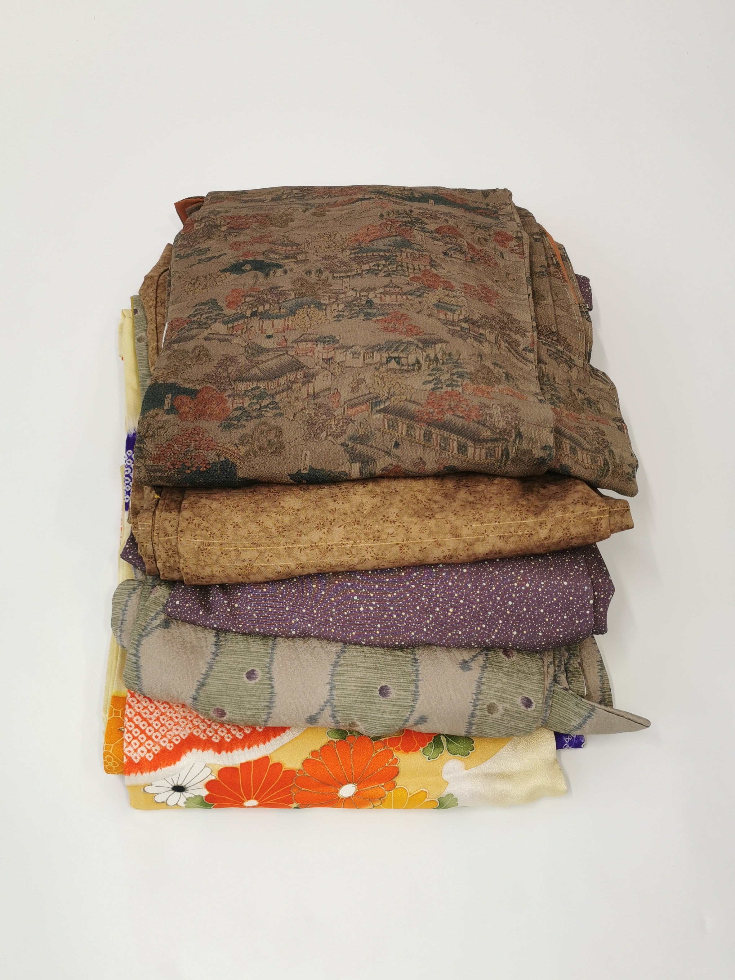 5-piece set of used women's kimonos ♪◆twk654
