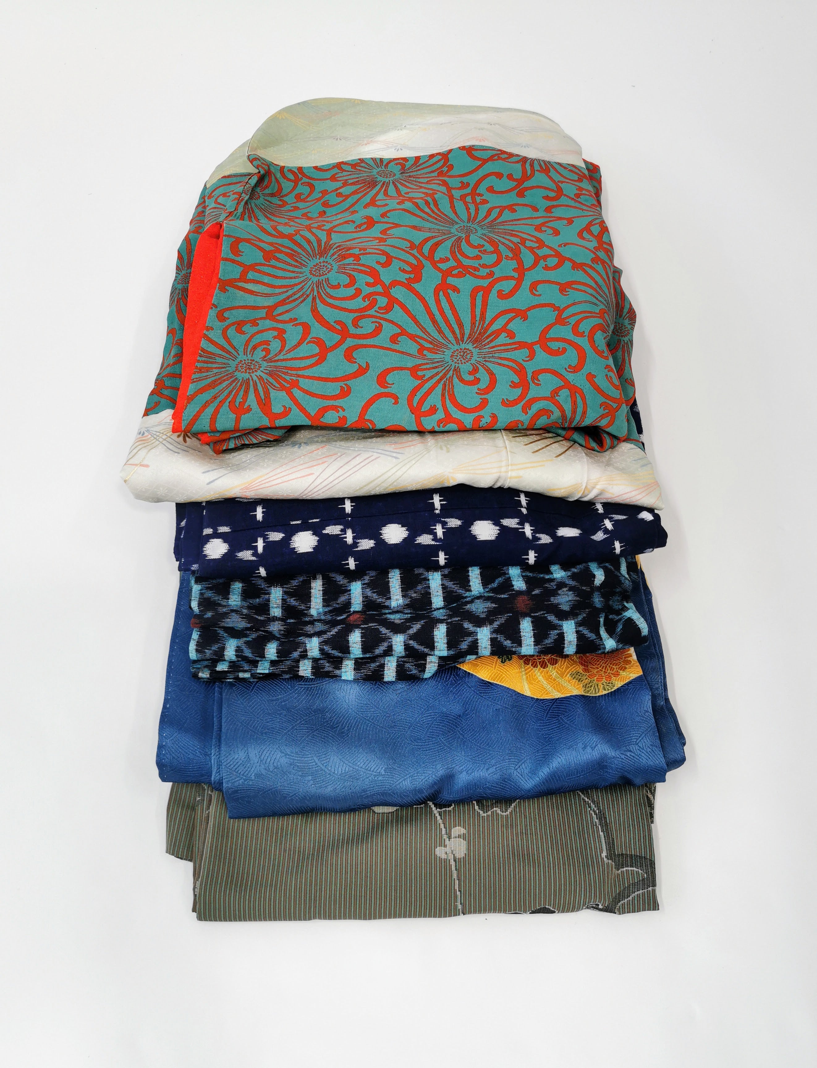 5-piece set of used women's kimonos ♪◆twk655