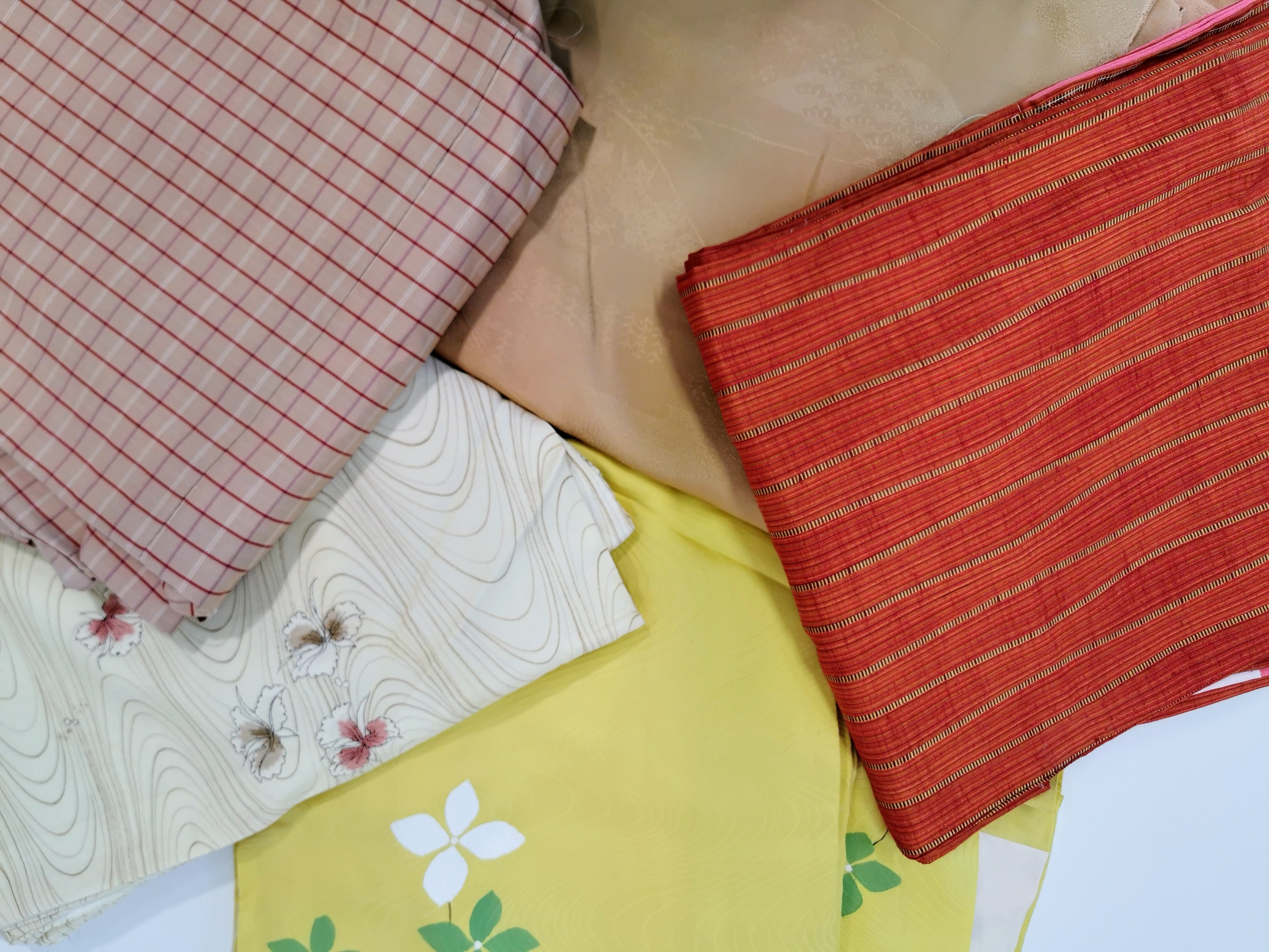 5-piece set of used women's kimonos ♪◆twk656