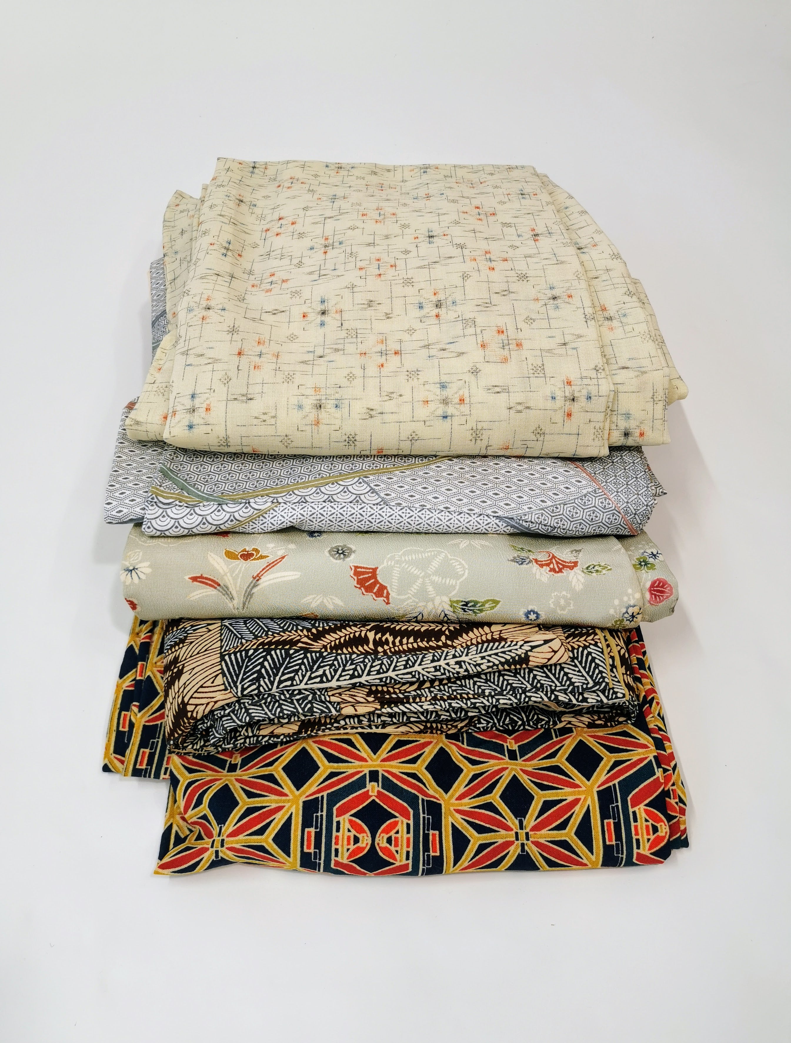 5-piece set of used women's kimonos ♪◆twk657