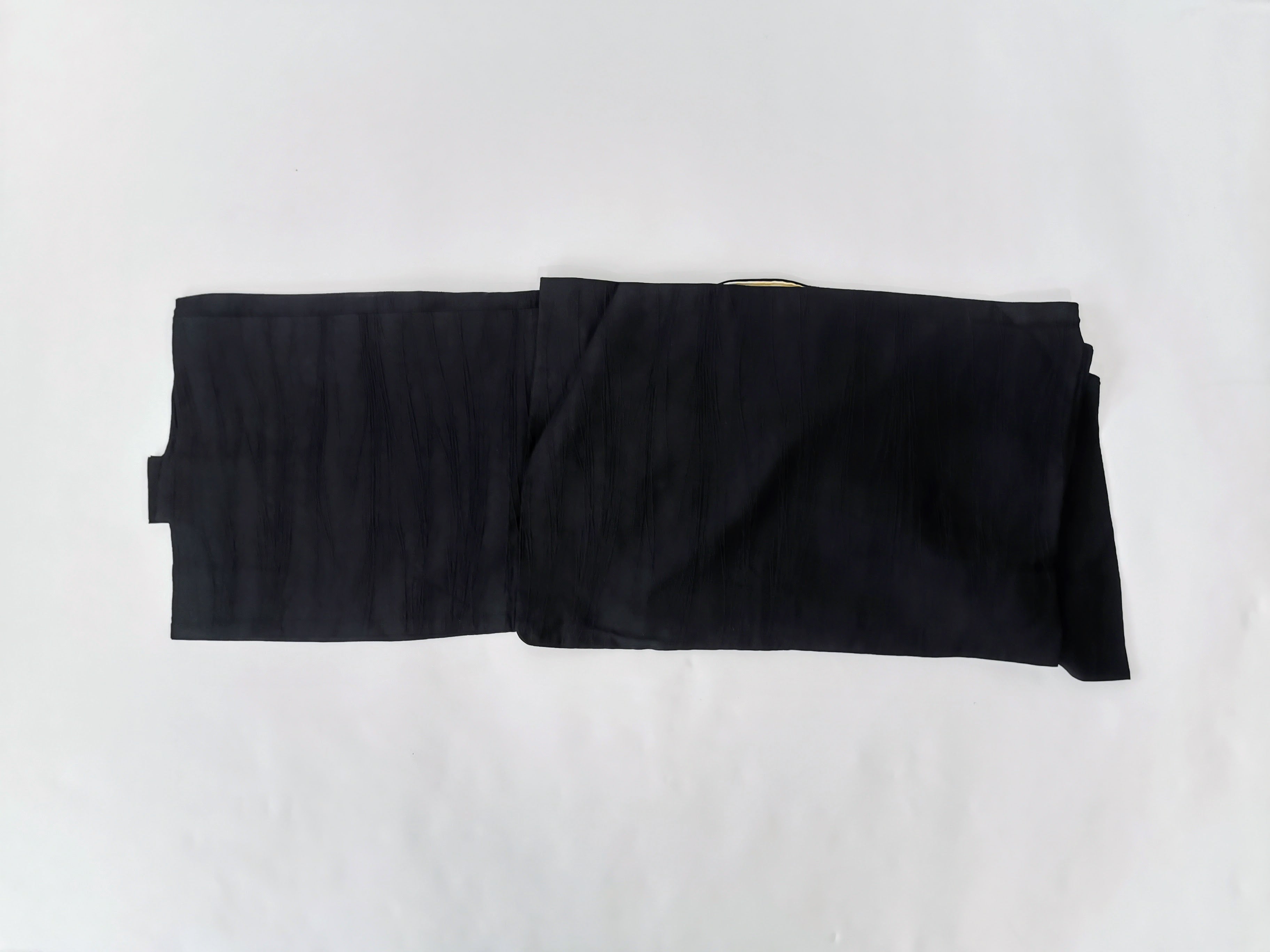 10 black haori jackets, sold as a set, recycled jackets ◆twh658