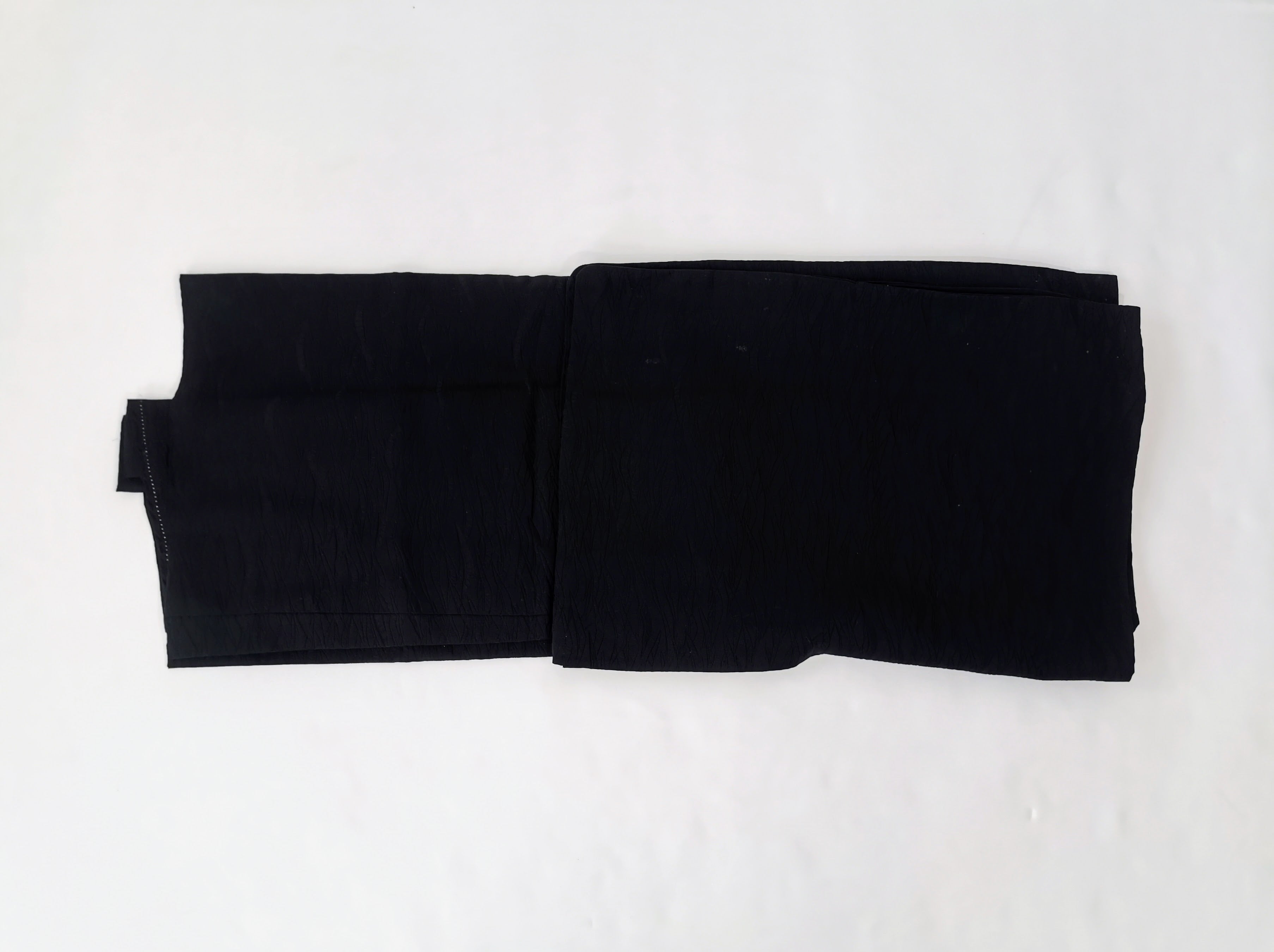 10 black haori jackets, sold as a set, recycled jackets ◆twh658