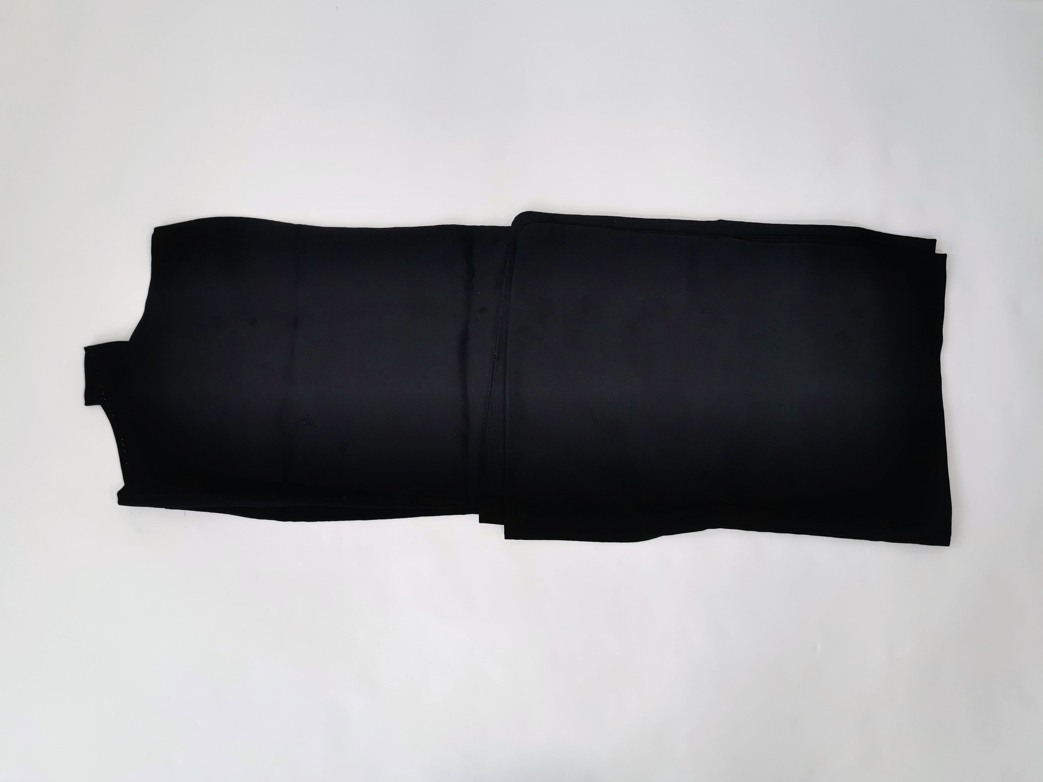10 black haori jackets, sold as a set, recycled jackets ◆twh658