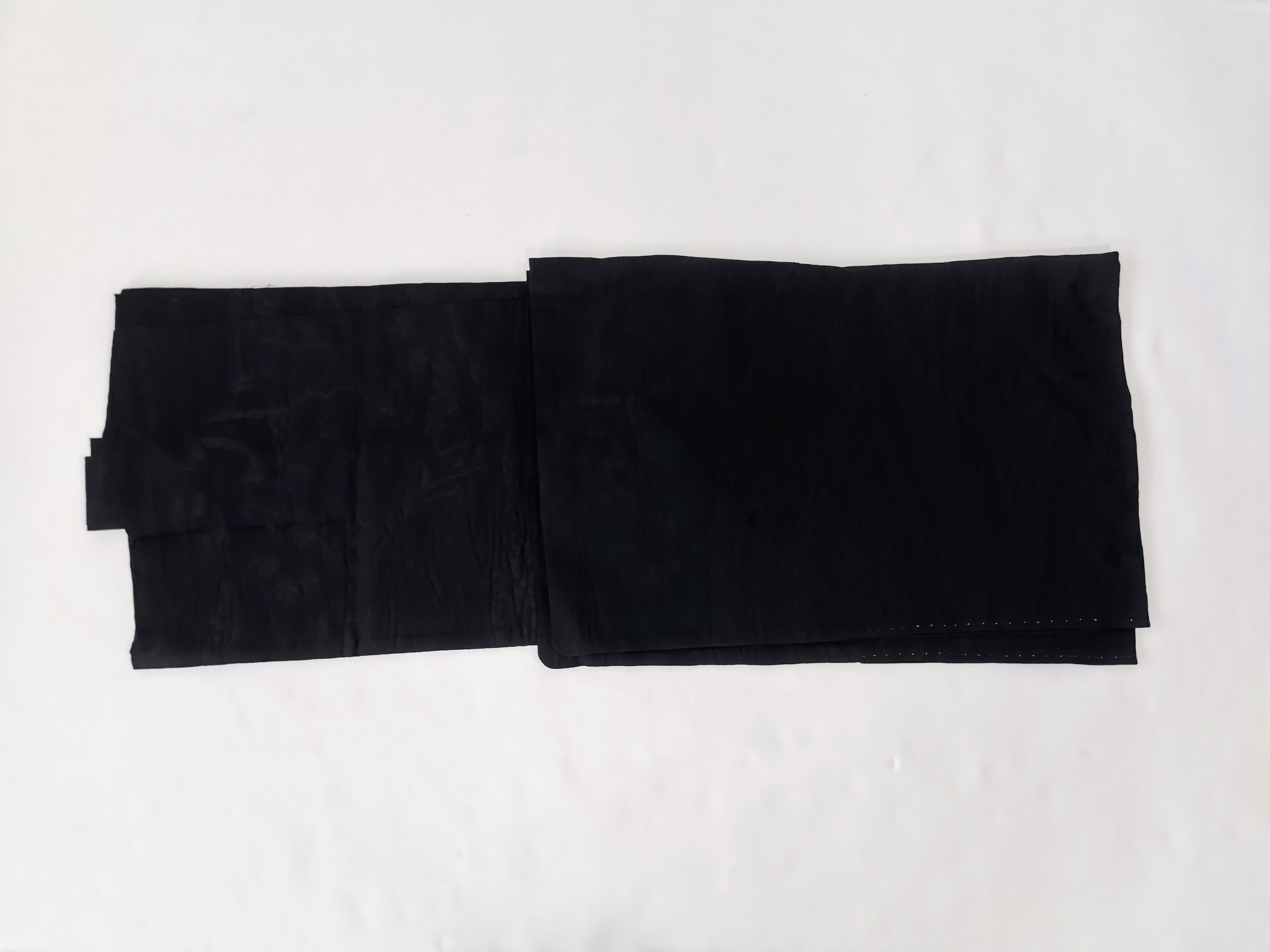 10 black haori jackets, sold as a set, recycled jackets ◆twh658