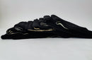 10 black haori jackets, sold as a set, recycled jackets ◆twh658
