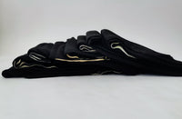 10 black haori jackets, sold as a set, recycled jackets ◆twh658