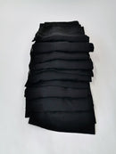 10 black haori jackets, sold as a set, recycled jackets ◆twh658