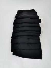 10 black haori jackets, sold as a set, recycled jackets ◆twh658