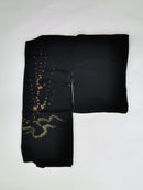 5 black haori jackets, sold as a set, recycled jackets ◆twh659