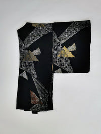 5 black haori jackets, sold as a set, recycled jackets ◆twh660