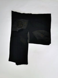 5 black haori jackets, sold as a set, recycled jackets ◆twh660