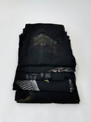 5 black haori jackets, sold as a set, recycled jackets ◆twh660