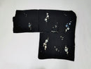 5 black haori jackets, sold as a set, recycled jackets ◆twh659