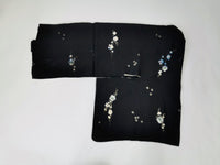 5 black haori jackets, sold as a set, recycled jackets ◆twh659