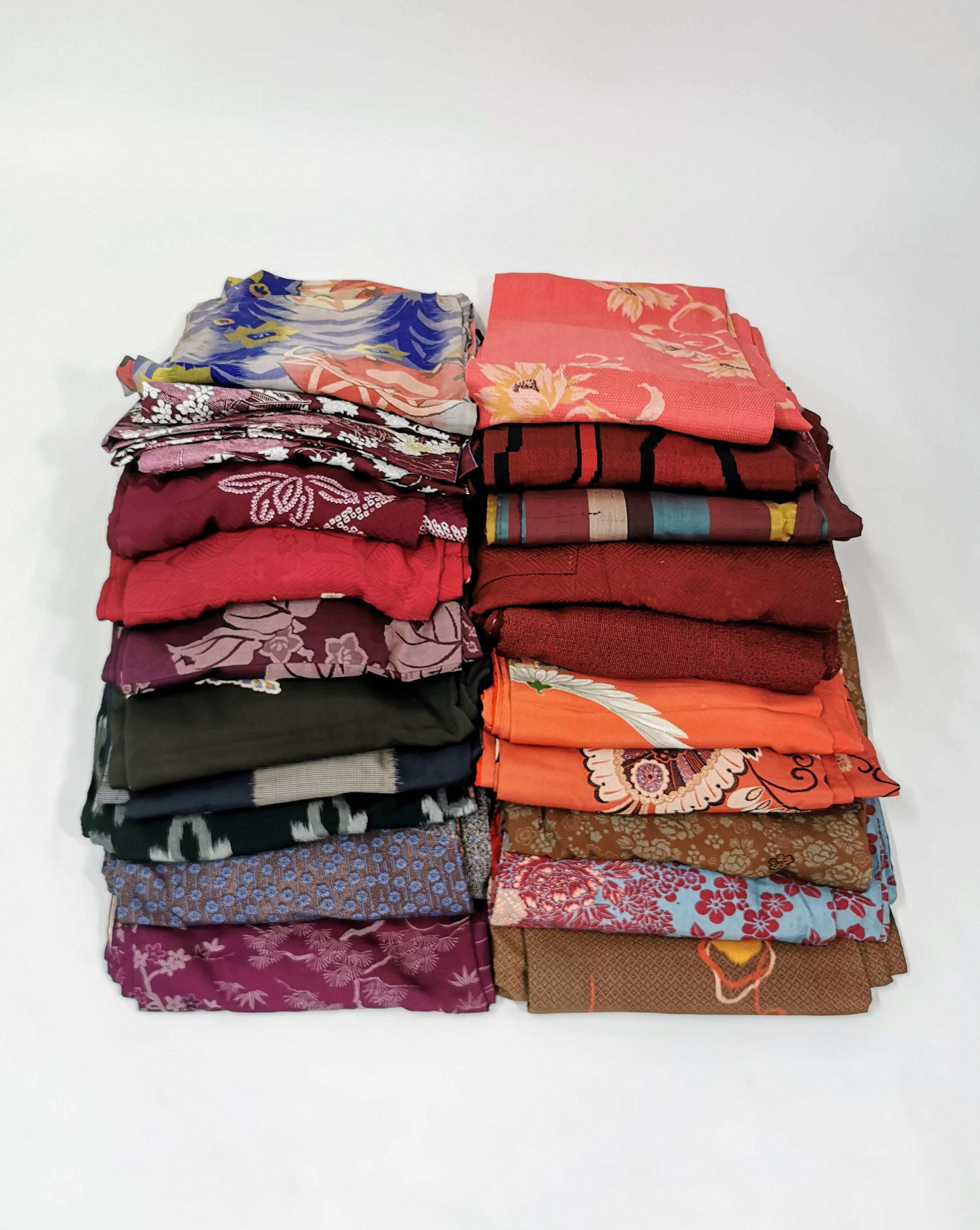 20-piece set of women's used kimonos♪◆twk662