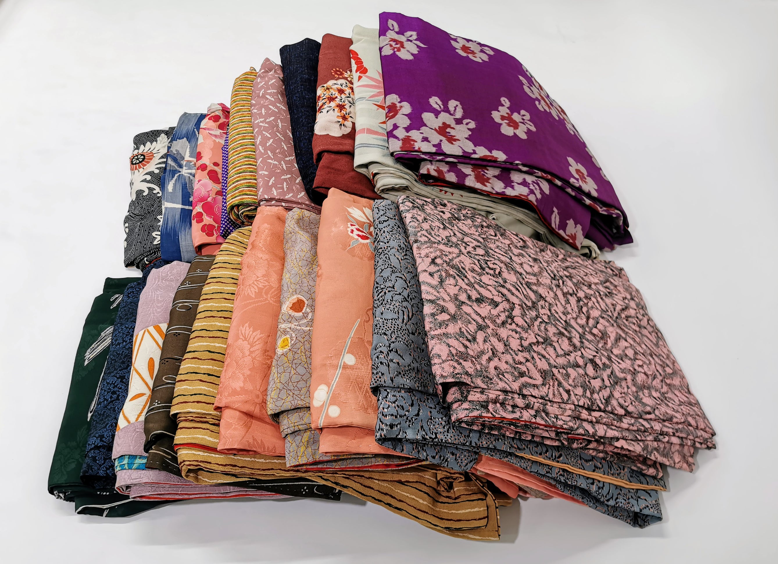 20-piece set of women's used kimonos ♪◆twk665