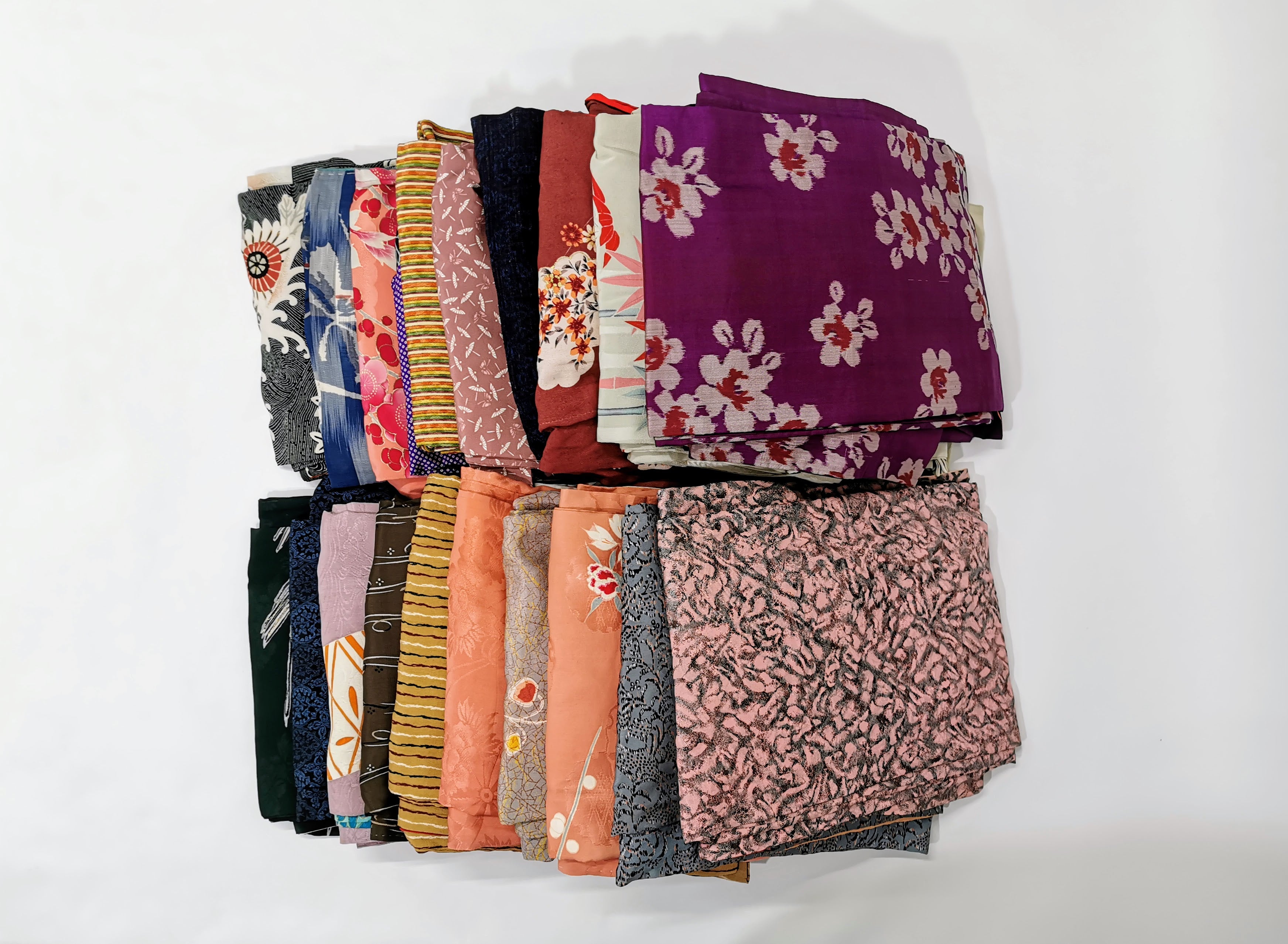 20-piece set of women's used kimonos ♪◆twk665