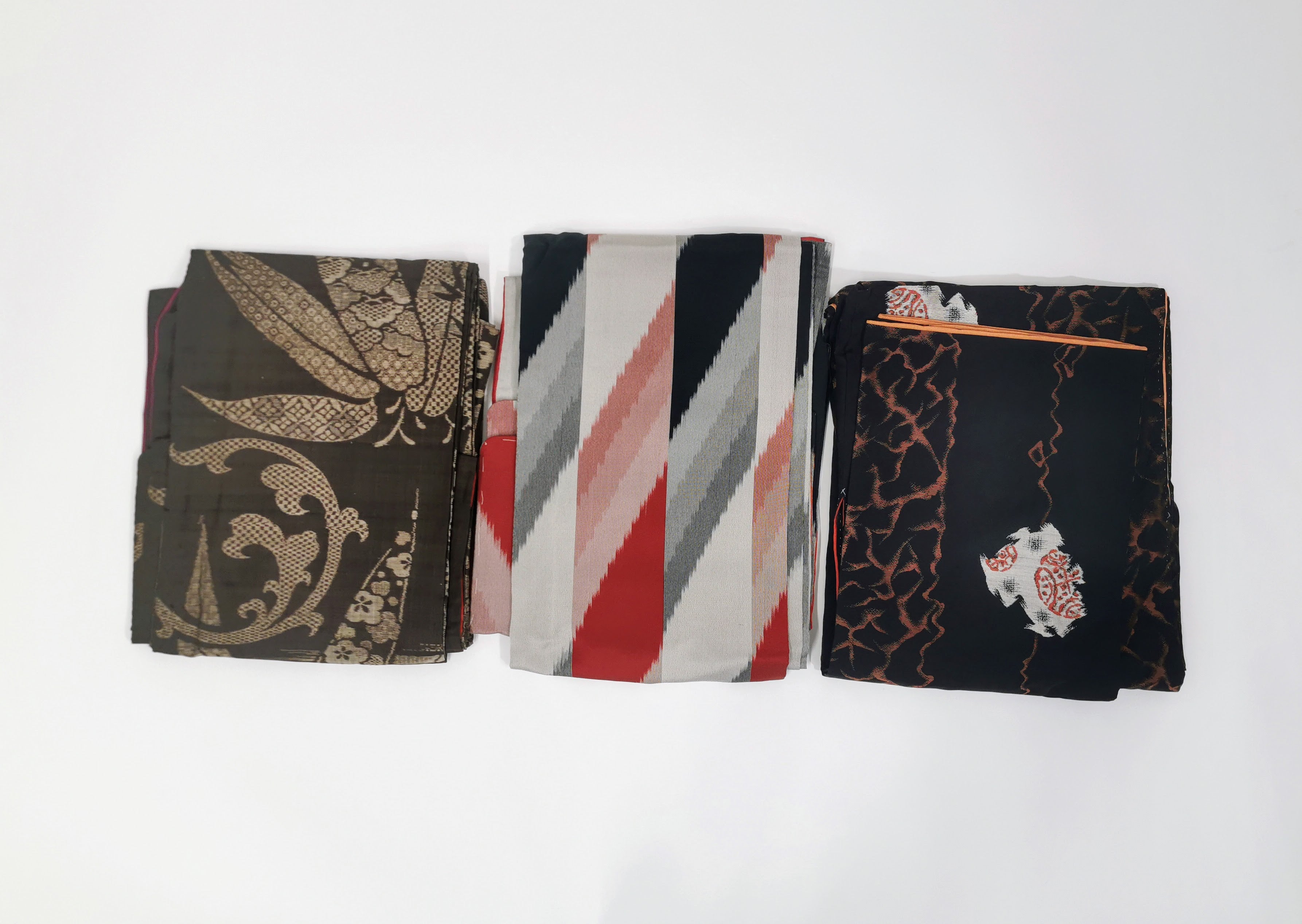 Bulk Sale of 5 Women's Used Kimonos with Floral Patterns♪◆twk339