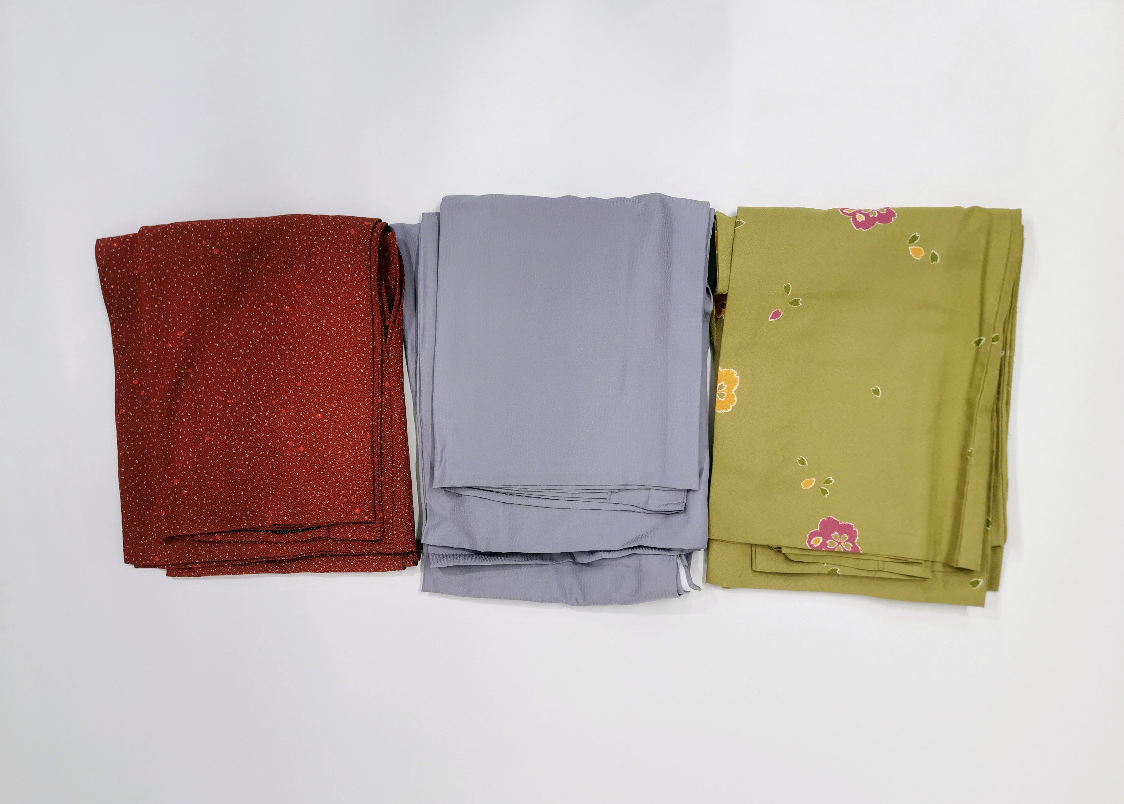 Bulk Sale of 5 Women's Used Kimonos with Floral Patterns♪◆twk339
