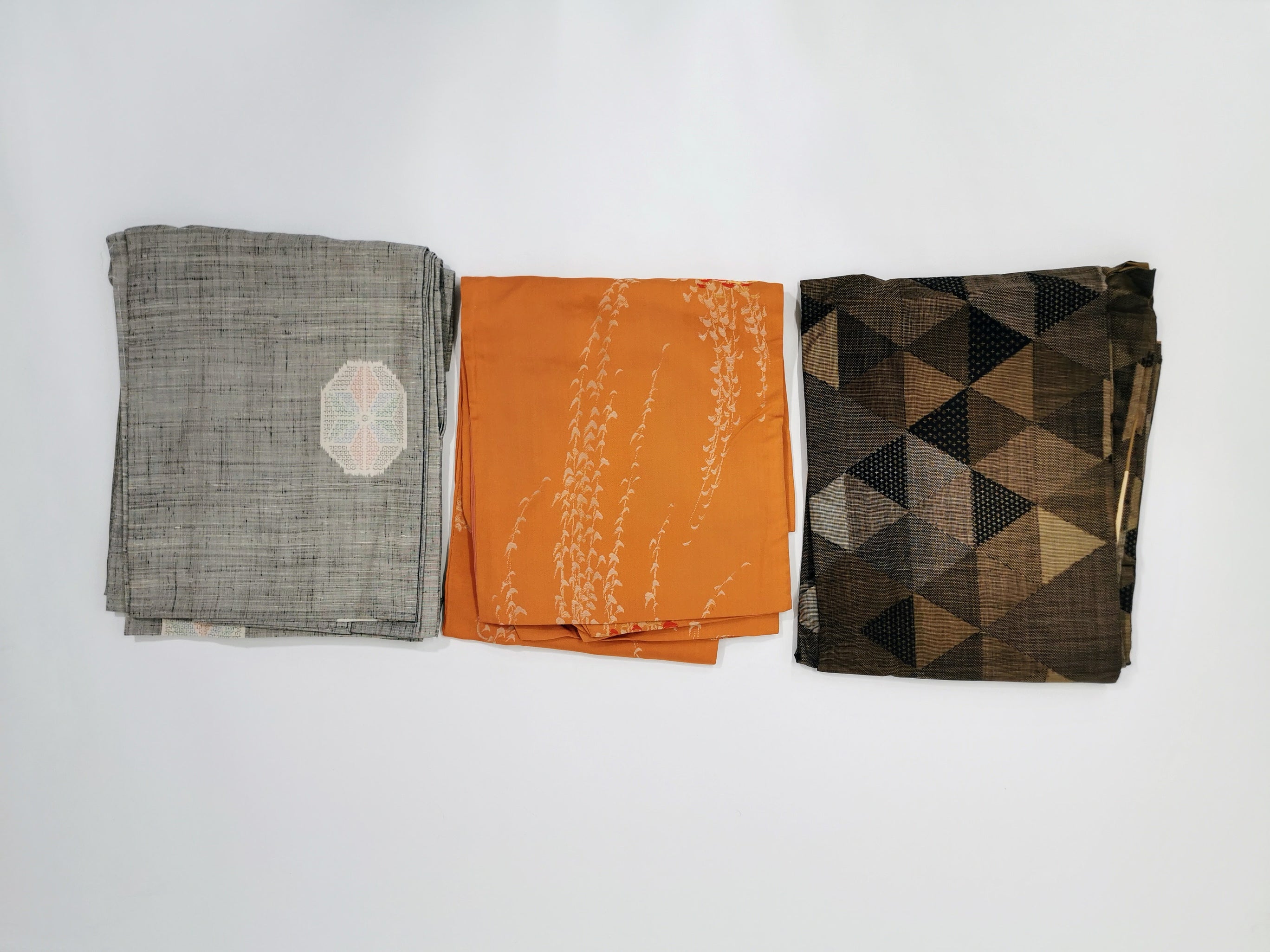 Bulk Sale of 5 Women's Used Kimonos with Floral Patterns♪◆twk339
