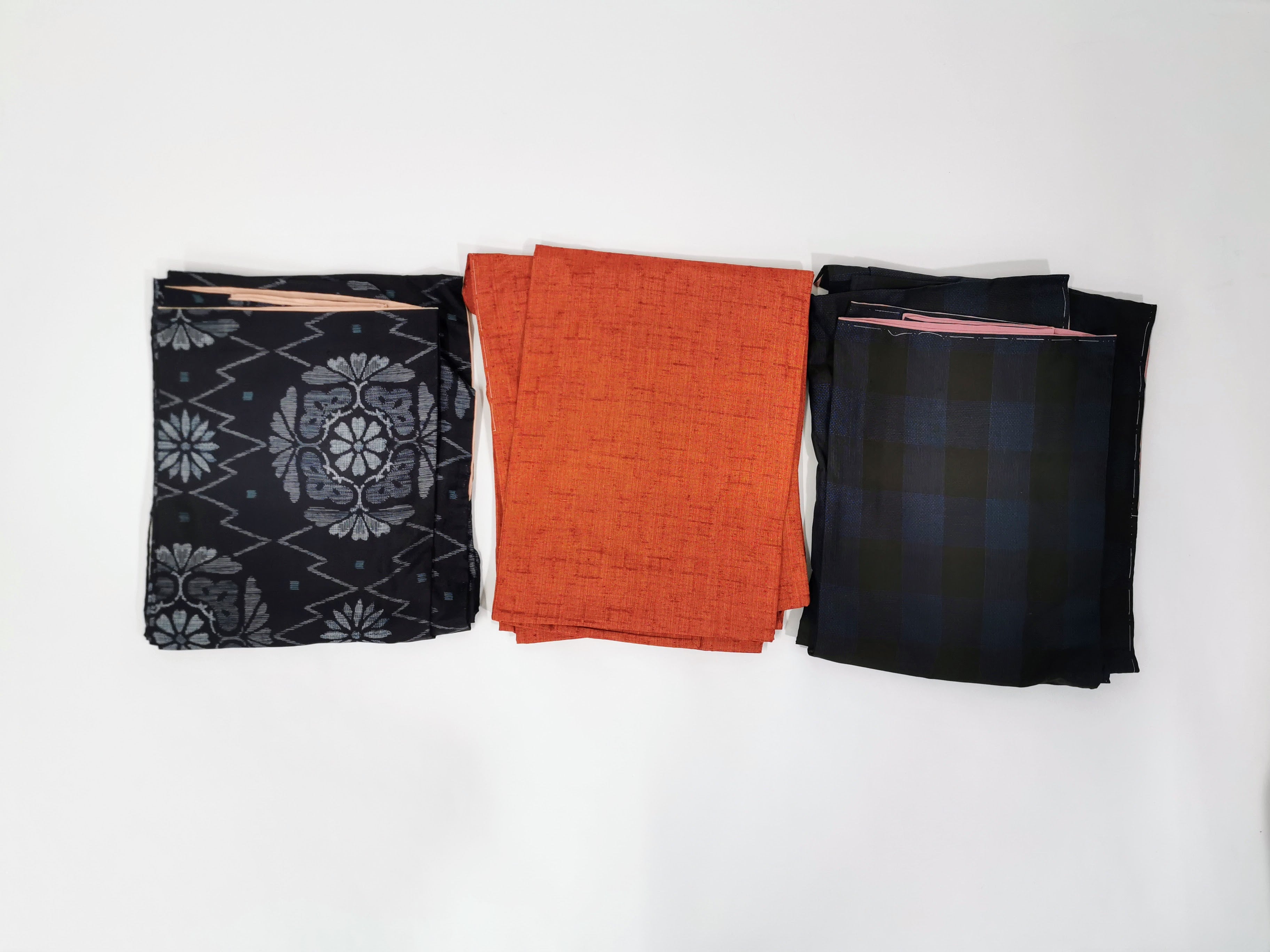 Bulk Sale of 5 Women's Used Kimonos with Floral Patterns♪◆twk339