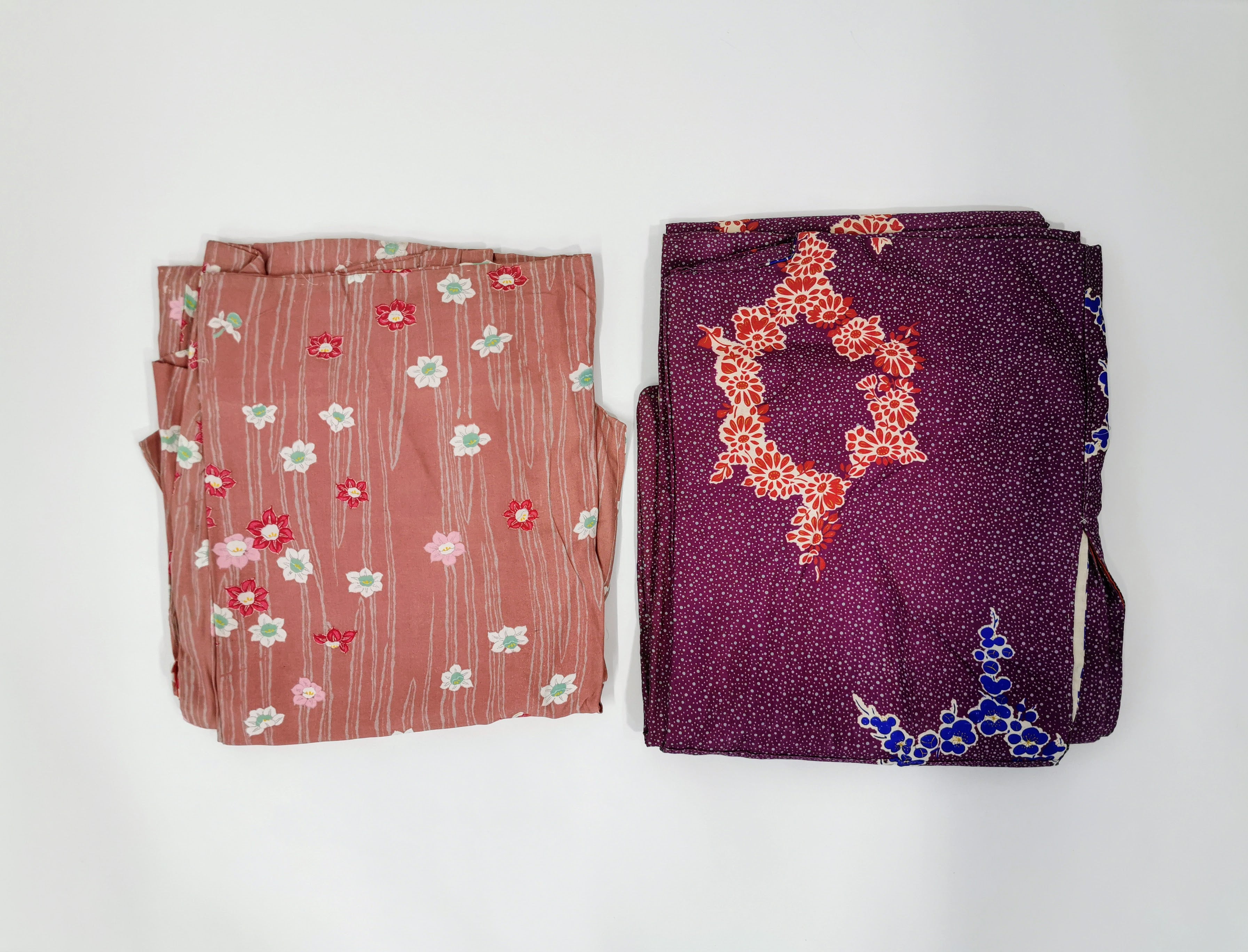 Bulk Sale of 5 Women's Used Kimonos with Floral Patterns♪◆twk339