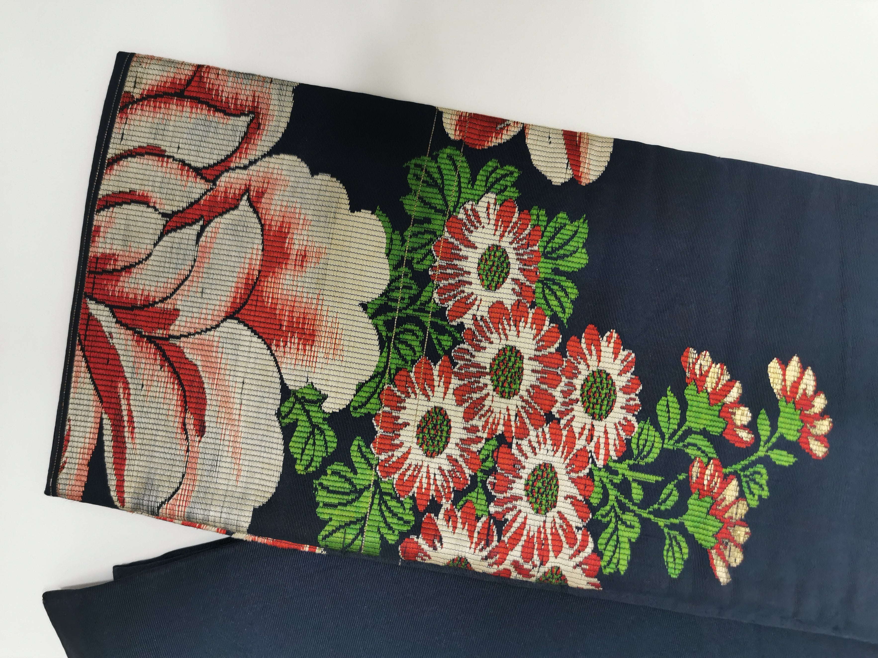 Half-width obi for kimono, komon, tsumugi, yukata reuse◆twoha679