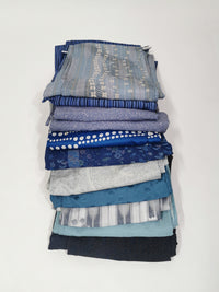 Women’s Kimono Bundle 10pcs – Blue Assorted｜女性用着物10枚セット 青系アソート◆twk711