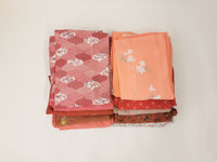 10pcs Women’s Washable Kimono Set – Pink Color Assortment / 女性用 洗える着物 10枚セット（ピンク系）◆twk712