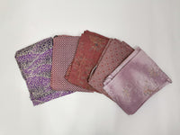 Washable Pink Kimono Bundle 5pcs – 洗える女性着物 ピンク系5枚セット◆twk713