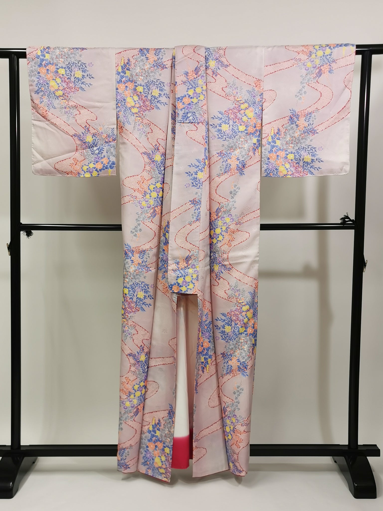 Washable Kimono Set – Vintage Women’s Kimono 5 pcs / 洗える着物 女性用ヴィンテージ着物5枚セット◆twk714