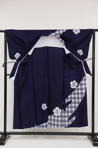 浴衣 夏 和服 バスローブ リユース ◆tmy469
