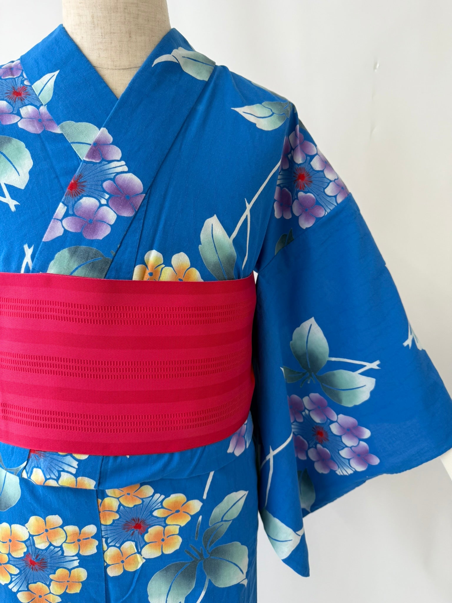 Yukata and hanhaba obi set reuse ◆tws562