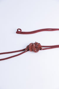 Loop Tie Dragon Necklace Reuse◆tk531