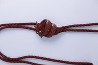 Loop Tie Dragon Necklace Reuse◆tk531