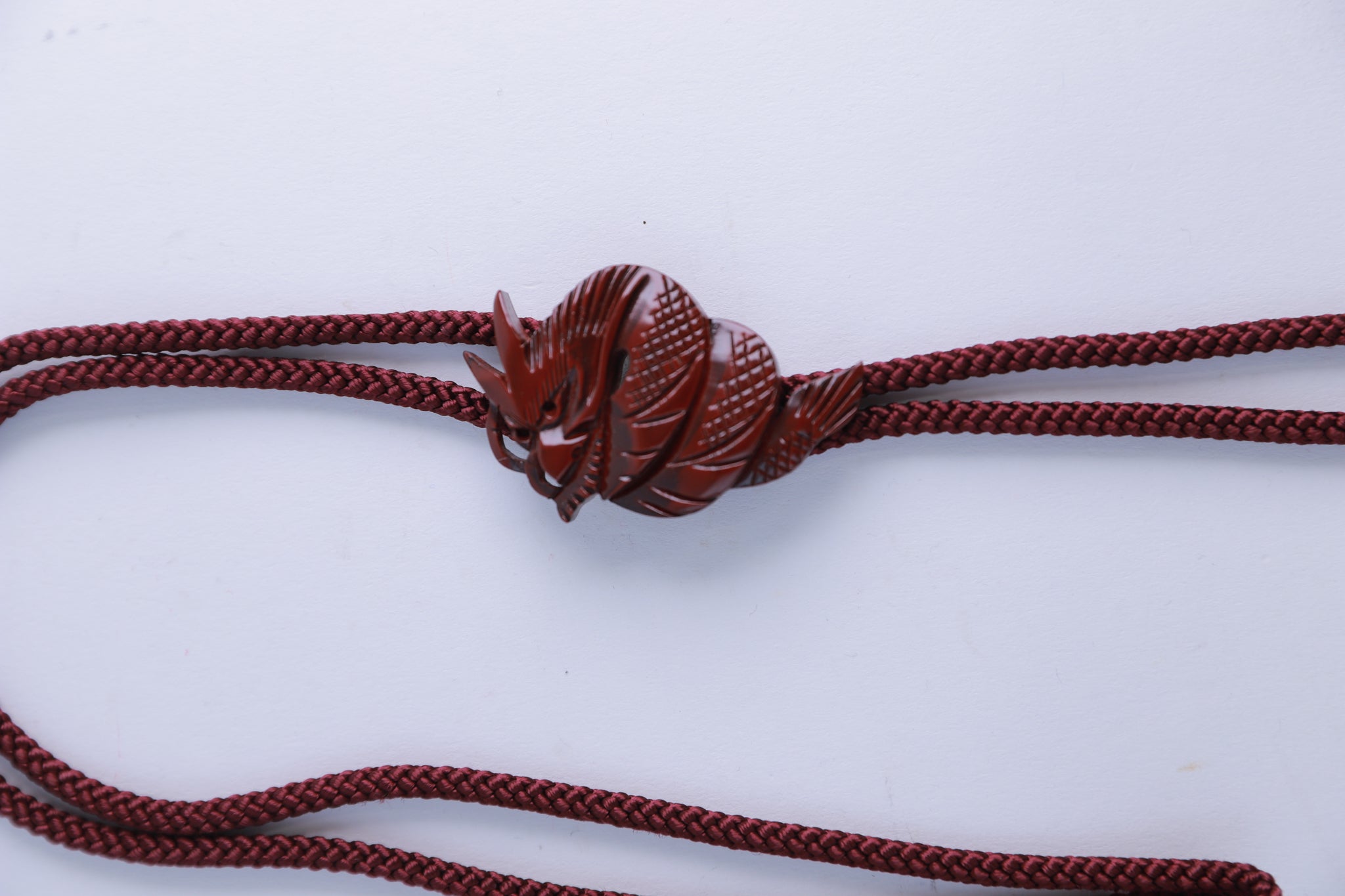 Loop Tie Dragon Necklace Reuse◆tk531