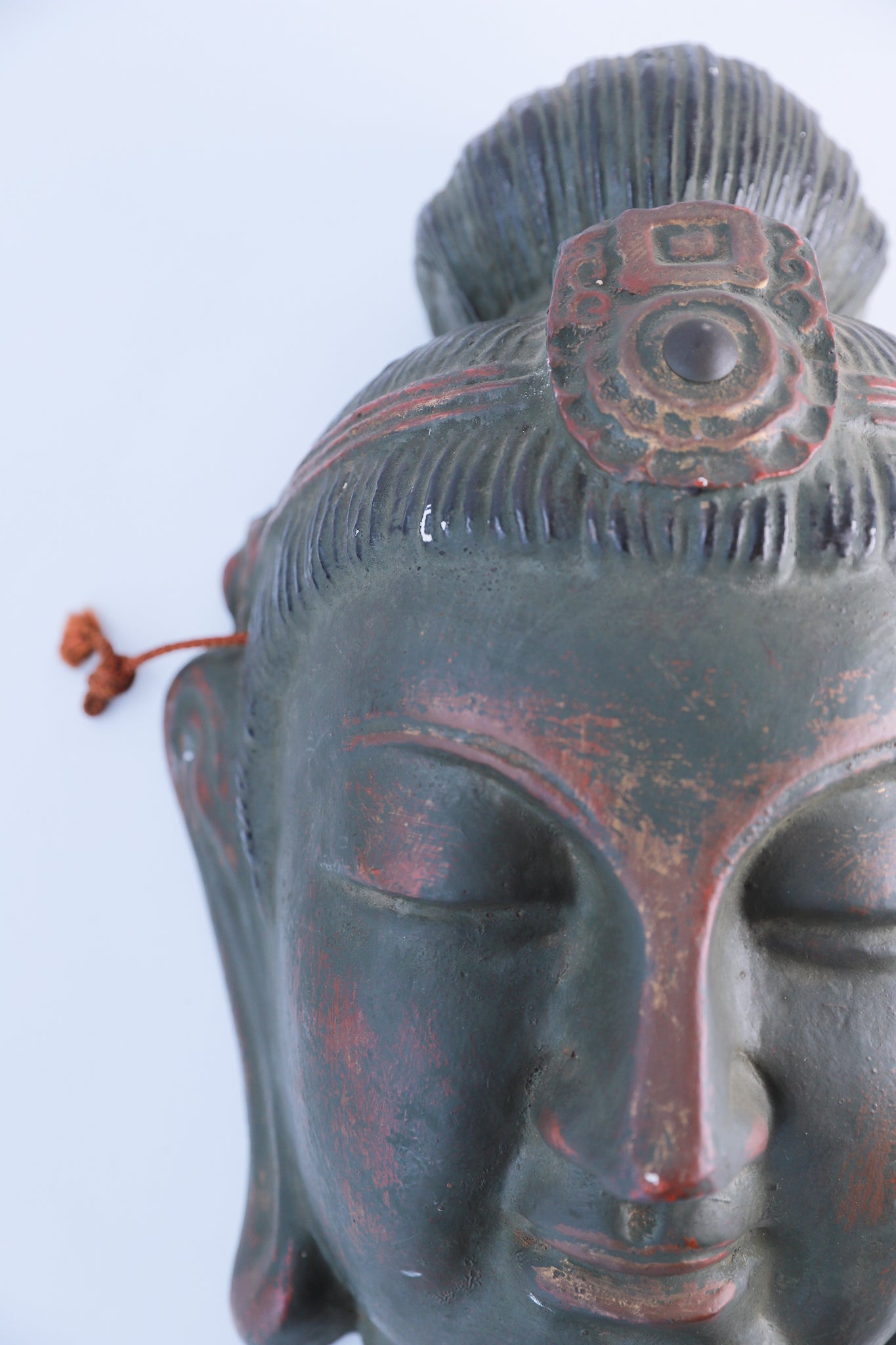 昭和レトロ 観音菩薩 仏顔 仏面 能面 お面 彫刻 骨董 インテリア 壁掛け飾り 昭和レトロ 観音菩薩 仏顔 仏面 能面 お面 彫刻 骨董 インテリア